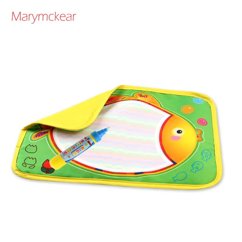 No Ink No Chemicals Doodle Mat Fish Pattern Water Drawing Mat Kids