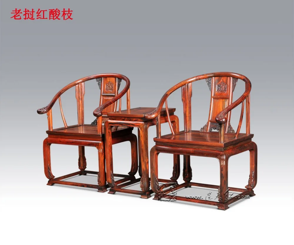 Retro Nostalgia Furniture Sets TWO Armchair and ONE Tea Table Solid Wood China Classical Living Room Coffee Desk Set Rosewood Retro Nostalgia Furniture Sets TWO Armchair and ONE Tea Table Solid Wood China Classical Living Room Coffee Desk Set Rosewood