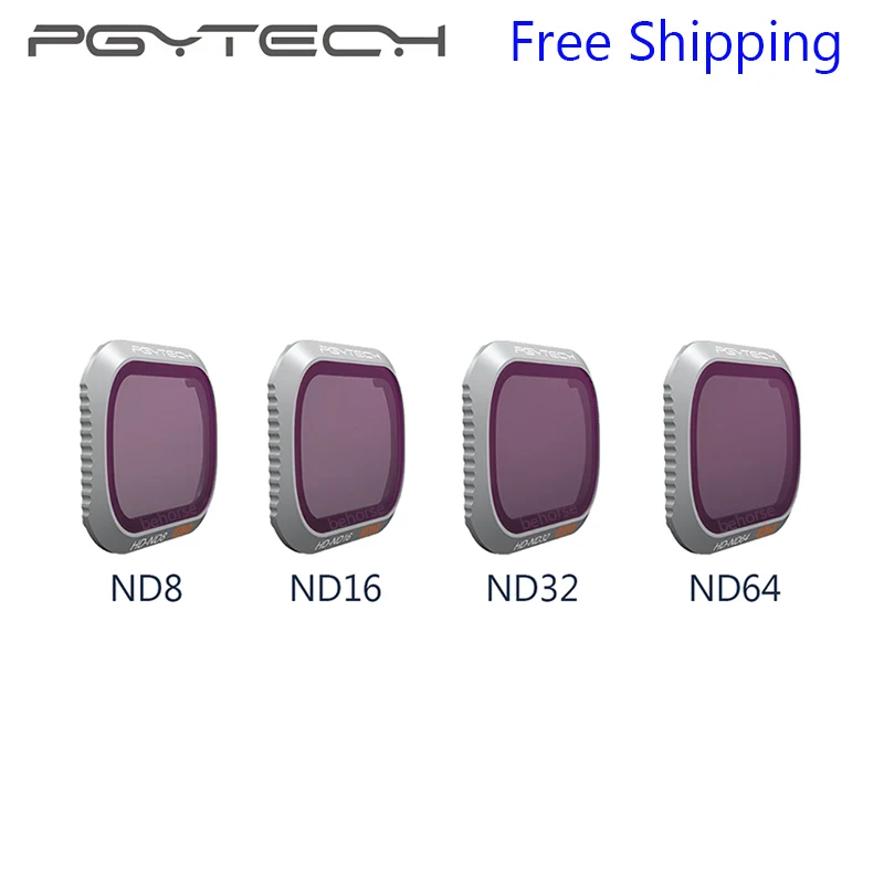 

4 Pieces PGYTECH Mavic 2 Pro Filter ND8/16/32/64 Camera Lens Filters for DJI Mavic 2 Pro Filter (Advanced Version)