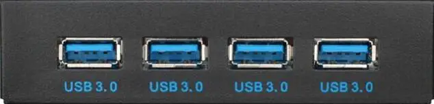 4 ميناء USB 3.0 اللوحة الأمامية كومبو قوس USB3.0 مهايئ توزيع للكمبيوتر سطح المكتب 3.5 \