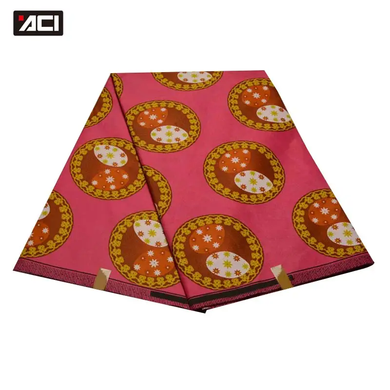 

ACI New Pattern 2019 Veritable Real Wax Fabric Ankara 6 Yards/Piece Polyester Wax Nigeria Traditional Garment Fabric Tissu Wax