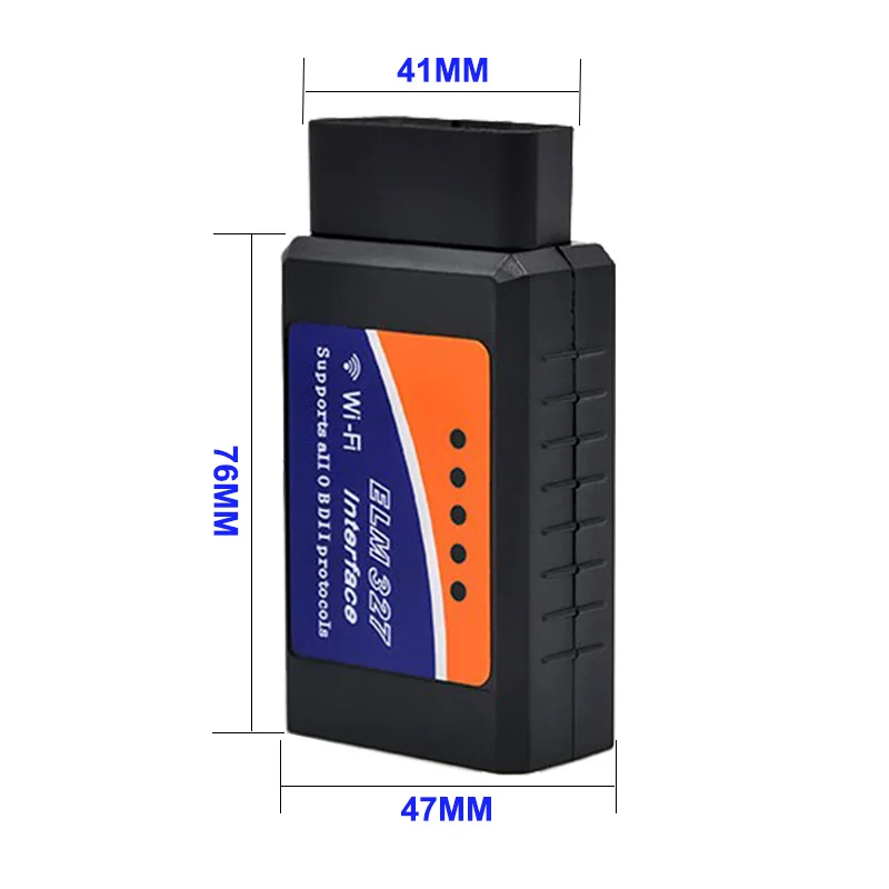 Wi-Fi ELM327 OBD2 OBD II Авто диагностический сканер сканирования Высокое качество инструмент диагностики авто ELM 327 OBDII OBD2