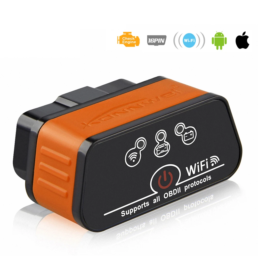 OBD2 wifi EML327 v1.5 Icar2 автоматический диагностический сканер ODB 2 Wifi II EML 327 для iPhone ELM