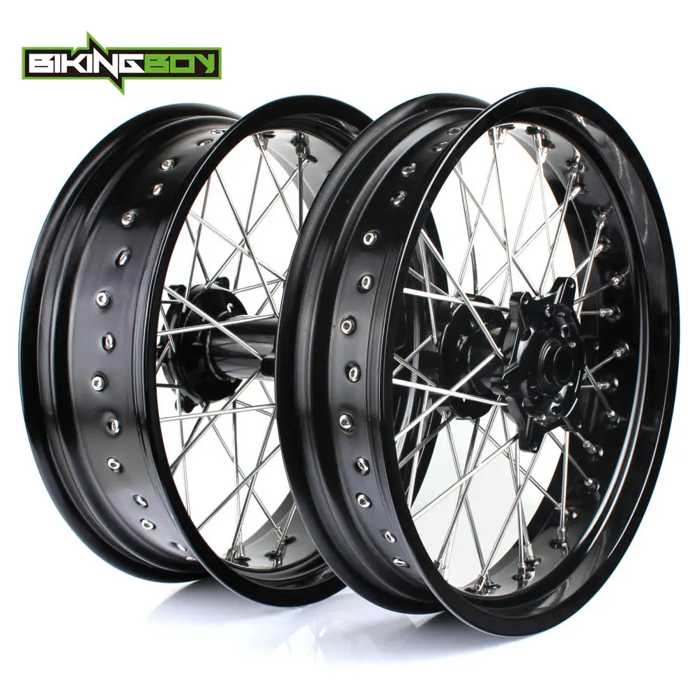 BIKINGBOY 3 5*17 &quot4 5*17&quot спереди и сзади MX колесо для супермото обод концентратора KTM SX
