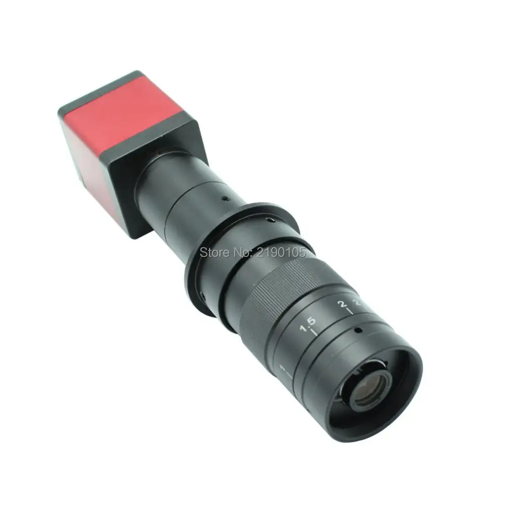 

Free Shipping HD 1.3MP 3 in1 Digital Industrial Microscope Camera VGA outputs Standard C-mount+ 10X-180X C-MOUNT Zoom Lens