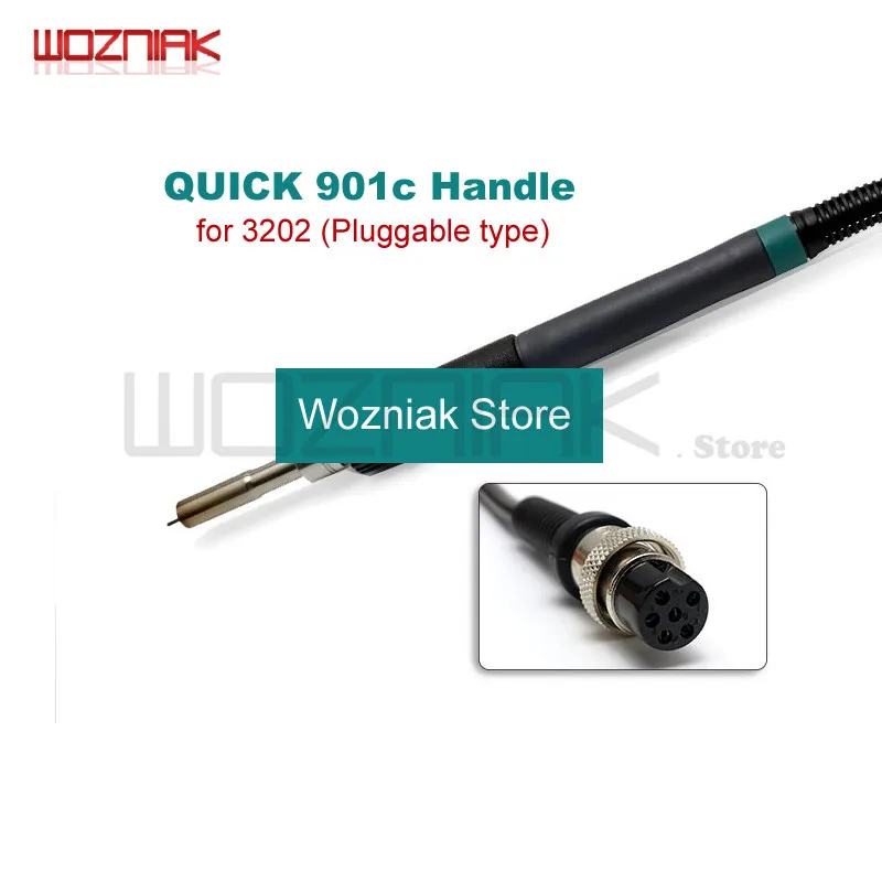 QUICK Original handle soldering iron TS1200A 936 236 3202 303D 3104 969C Electric soldering iron Soldering station handle - Цвет: 901C Handle
