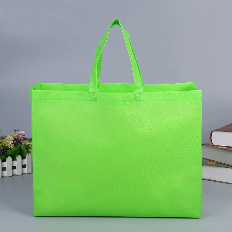 fruit green 100 шт./лот) стиль персонализированный пользовательский рекламный подарок сумка для покупок с логотипом - Цвет: fruit green
