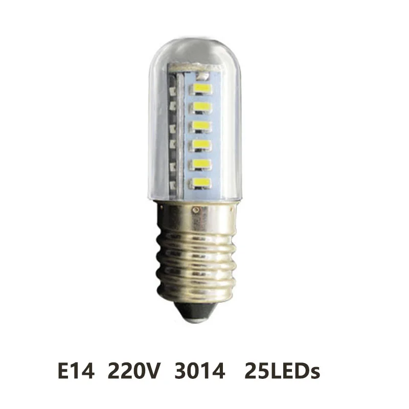 Мини E14 Светодиодный светильник 1,5 Вт 3 Вт 7 Вт AC220V SMD3014 люстра лампада светодиодный светильник кукурузная лампа подвесная настенная лампа для холодильника