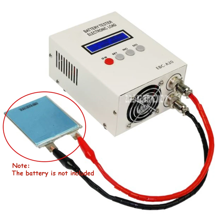 EBC-A20 Battery Tester 30V 20A 85W Lithium Lead-acid Batteries Capacity Test 5A Charge 20A Discharge Support PC Software Control 6