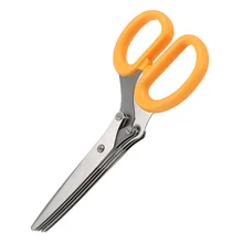 Многофункциональные кухонные ножи из нержавеющей стали 5 Многослойные ножницы Shallot измельченные специи измельченные PAK55