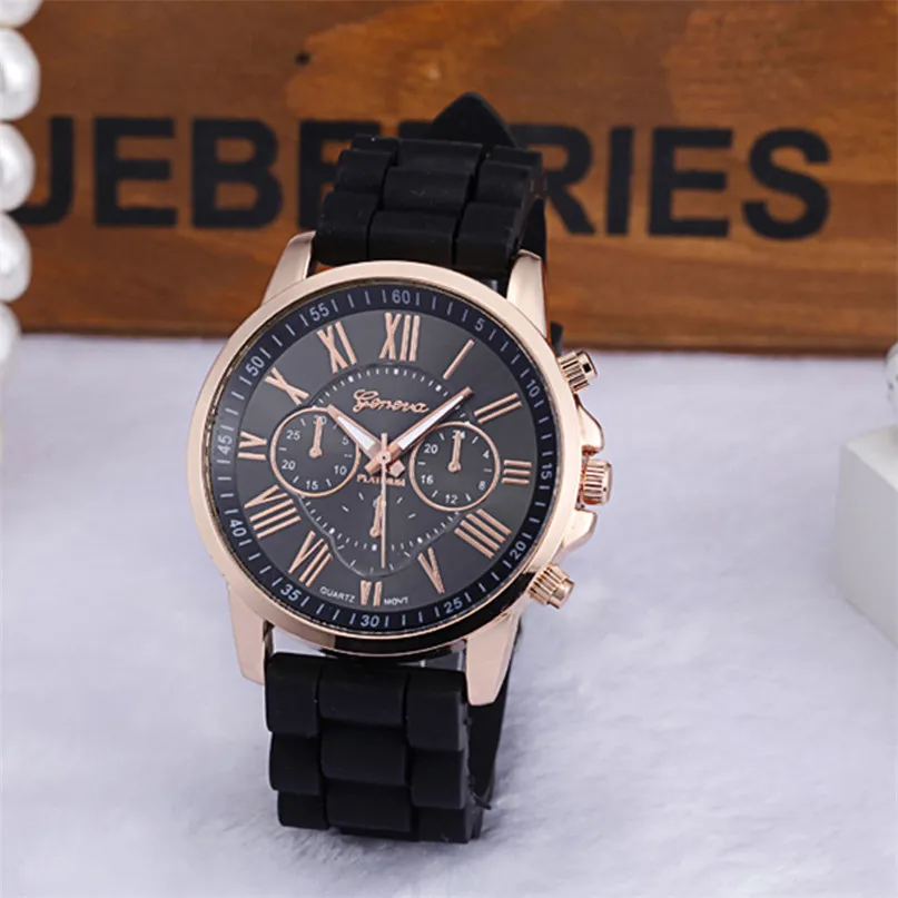 Newly Silicone Clock Watch Women 2018 Roman Cool Numerals Jelly Quartz Temperament Best Wrist Watch Comfortable Reloj Mujer C5