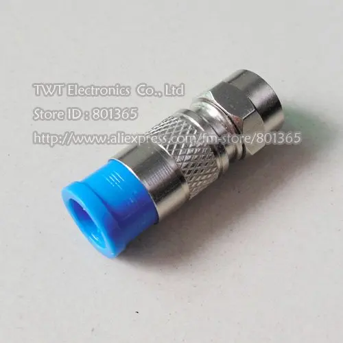 

Compression Coax O-Ring F Connector RG6 RG6 COAX COMPRESSION CABLE F CONNECTOR SATELLITE,100qty, Free shipping Wholesale