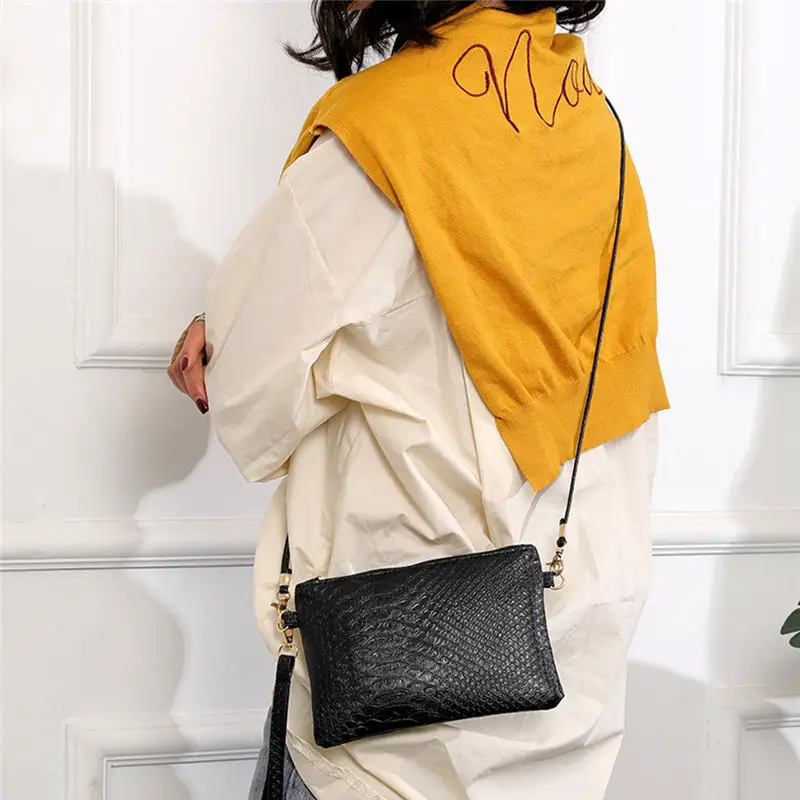 

Aligator Pattern Shoulder Bag Crossbody Bag for Women 2019 Messenger Bags women's bag bolsa feminina sac a main 40AP10