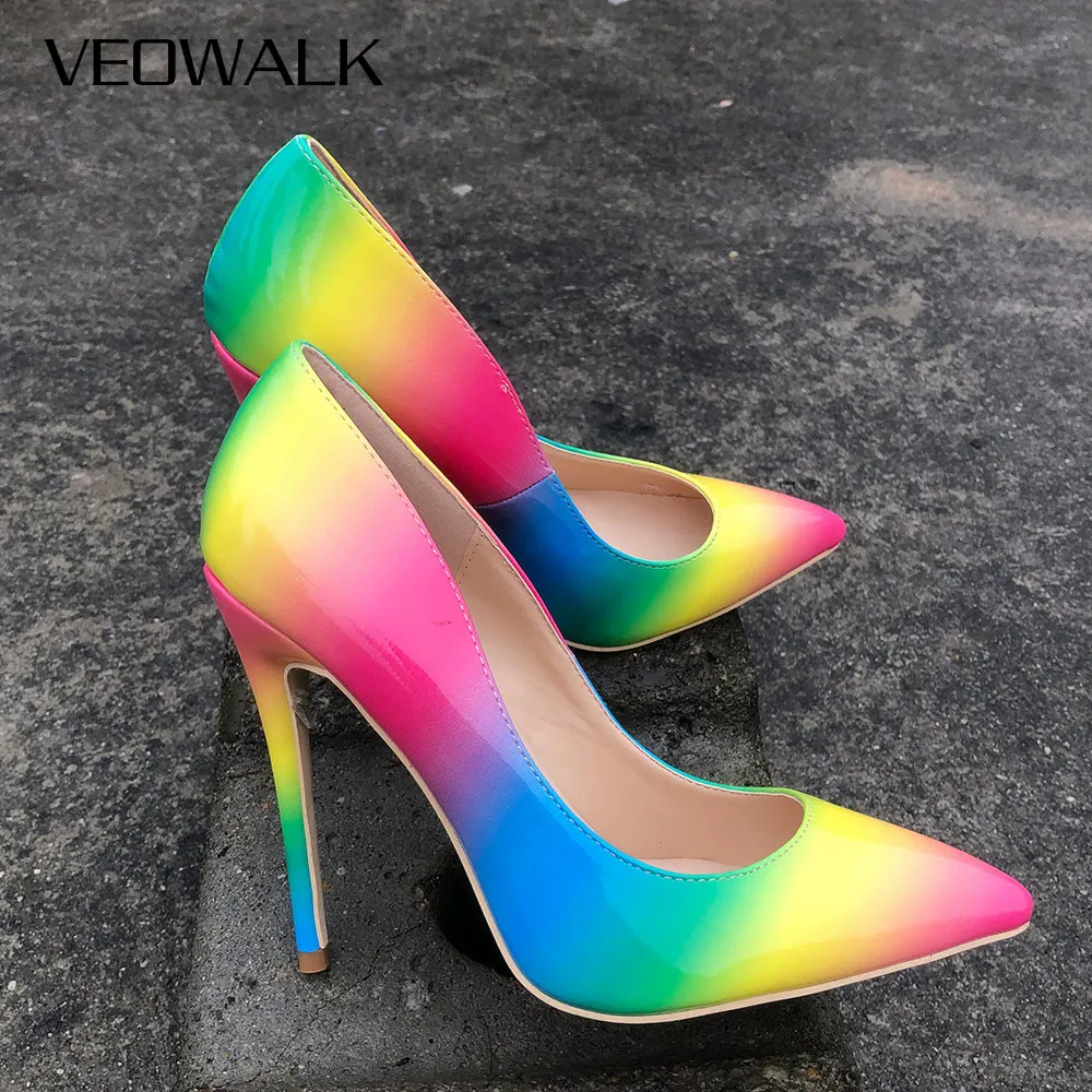 rainbow platform pumps