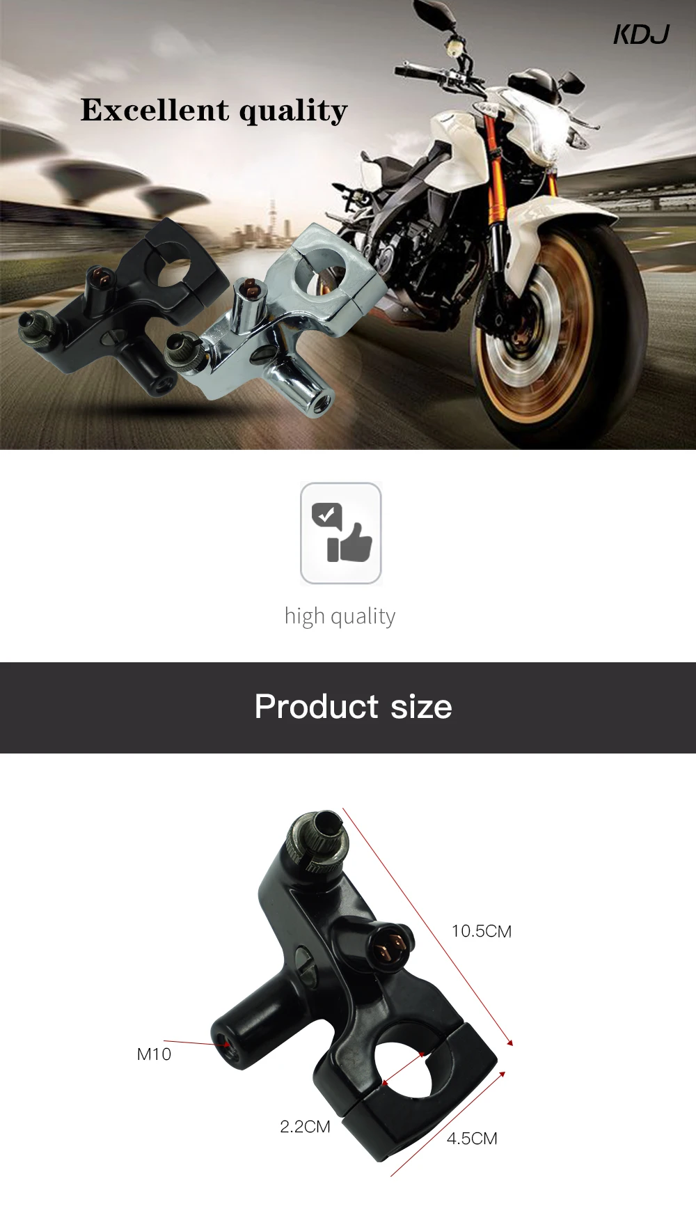 " 25 мм мотоциклетное зеркальное основание Крепление скутер левый рычаг сцепления окунь держатель кронштейн для Honda Shadow VT600 750 VF750 1100