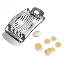 Кухонные принадлежности, 1 шт., нержавеющая сталь, вареное яйцо, слайсер, резак, гриб, резак для томатов, кухонный инструмент
