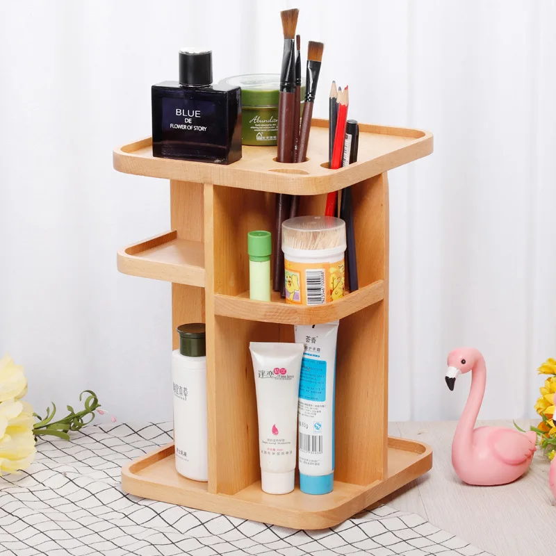 Jewelry Container Wood Drawer Organizer Handmade Cosmetic Storage