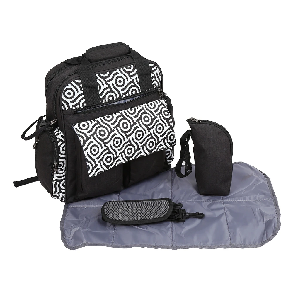 Multifunctional Diaper Bags Large Capacity Backpack Travel Diaper Organizer Fashion Mummy Maternity Nappy Single Shoulder Bag (3)