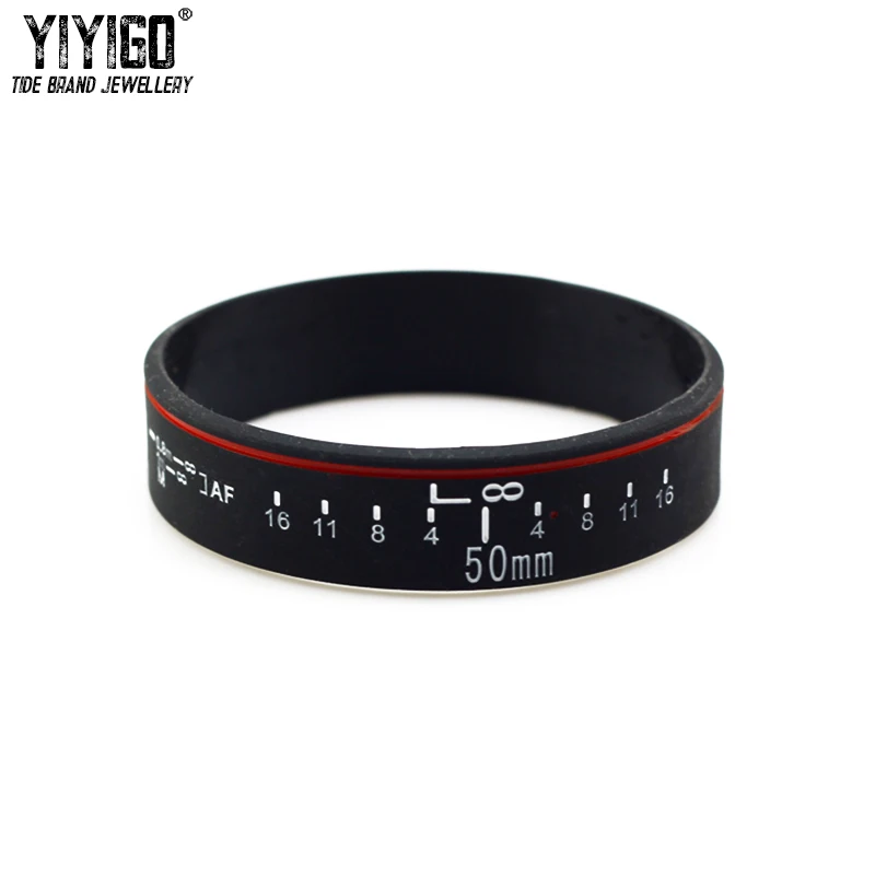 

/Buy 2 Get 1 Free/ 1pieces Sporty Men Bracelets Lovers Student Casual SLR Camera lens Drop Resistance Silicone Pad Wristbands