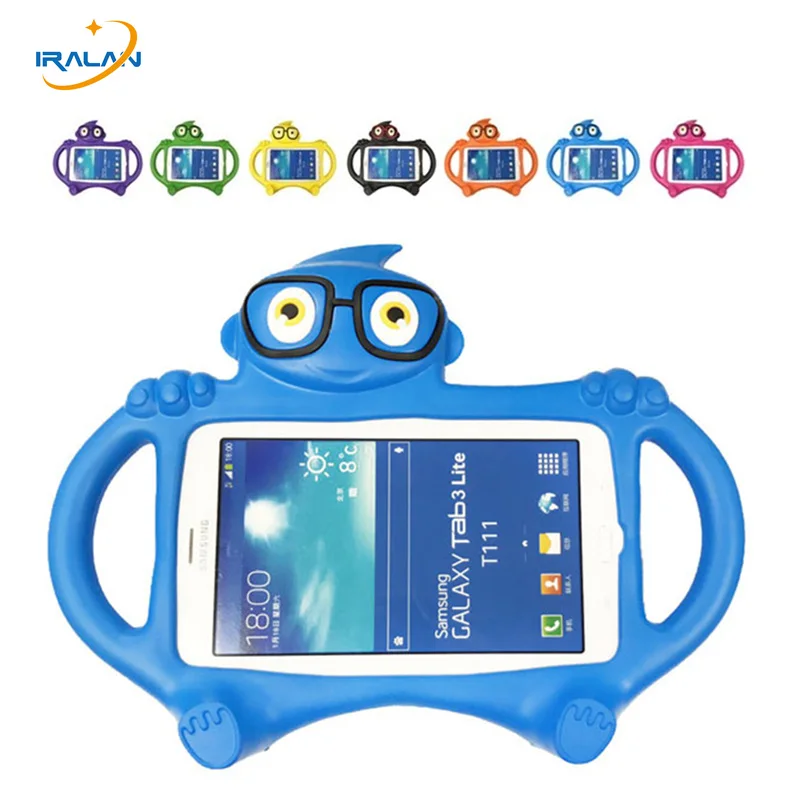Детский чехол с рисунком из мультфильма EVA для Samsung Galaxy Tab 3 4 t211 T210 T230 T231 Lite T110 T113