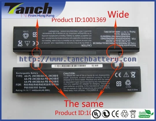 Аккумуляторы для ноутбуков SAMSUNG AA PB2NC6B R460 X60 R60 PB4NC6B NP300E5A PB2NC3B 11 1 В 6 ячеек NP R40|laptop