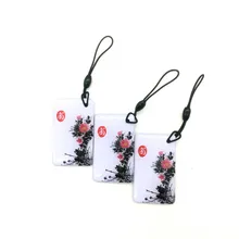 S50 смарт-брелок для ключей бирки с RFID Доступа Управление блок 13,56 МГц микросхемой чипом микропроцессорные карты с настраиваемым потоком воздуха, клон kayfun UID; запасной 1K 5 шт