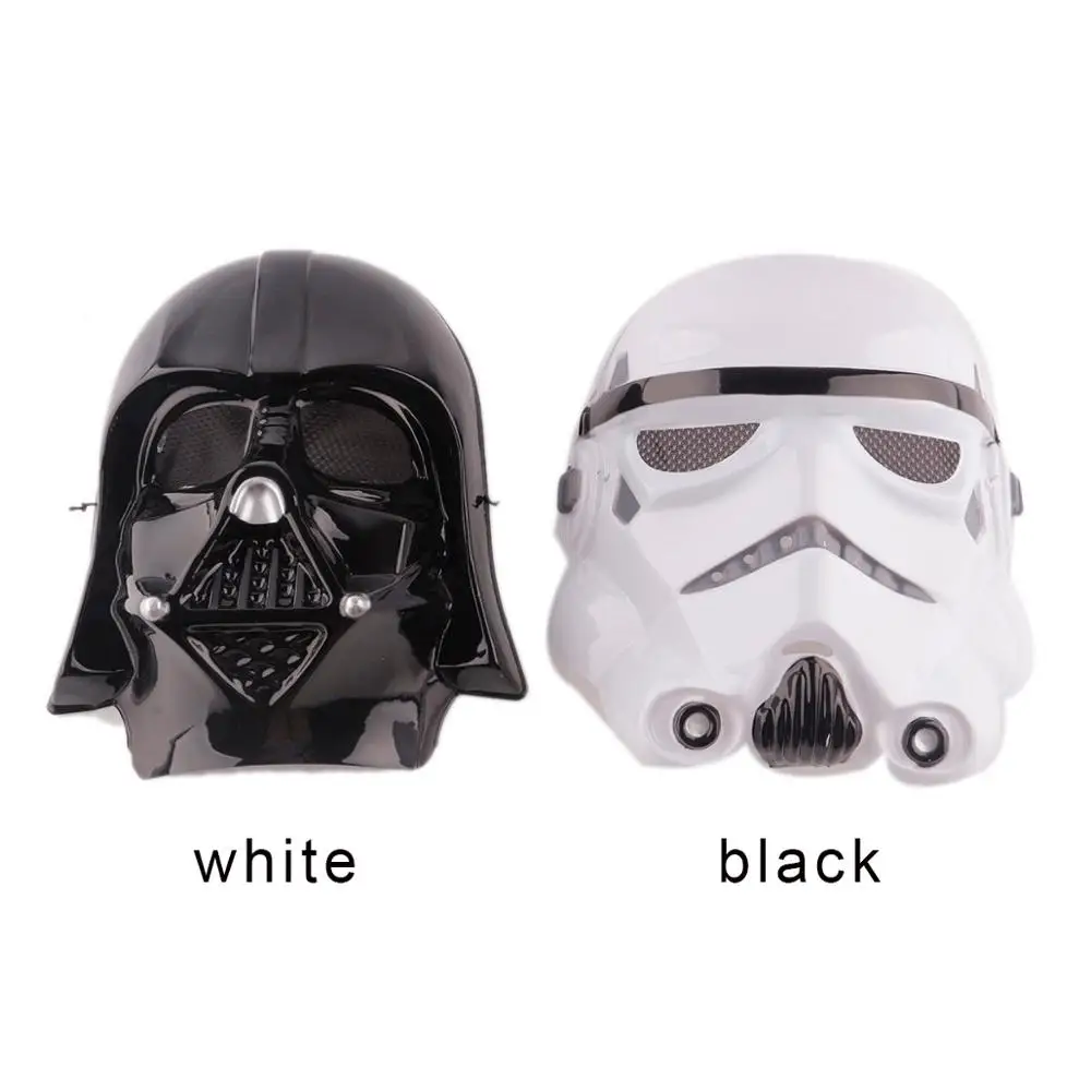 

New Star Wars Mask Party Cosplay Costume Storm trooper Vader PVC Adult Masks Gift
