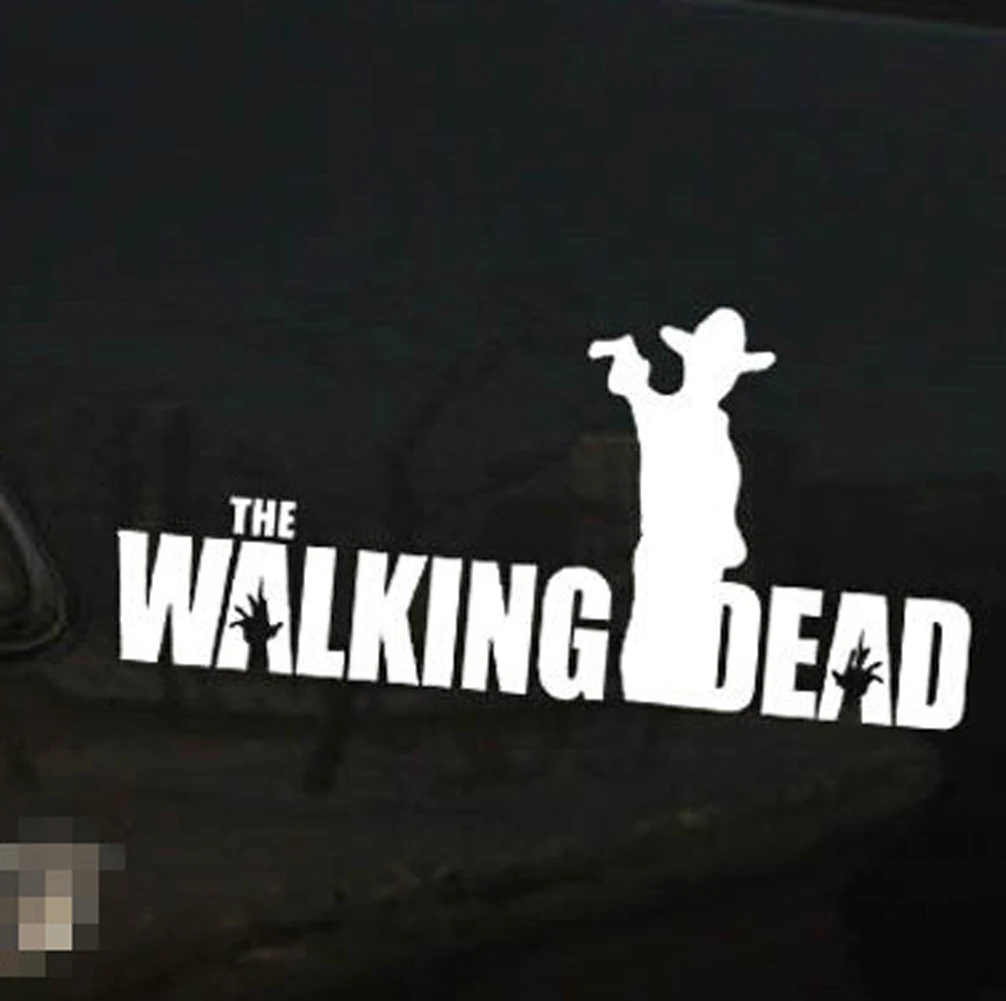 

Personality Car Sticker Word Walking Dead Styling Body Car Stickers