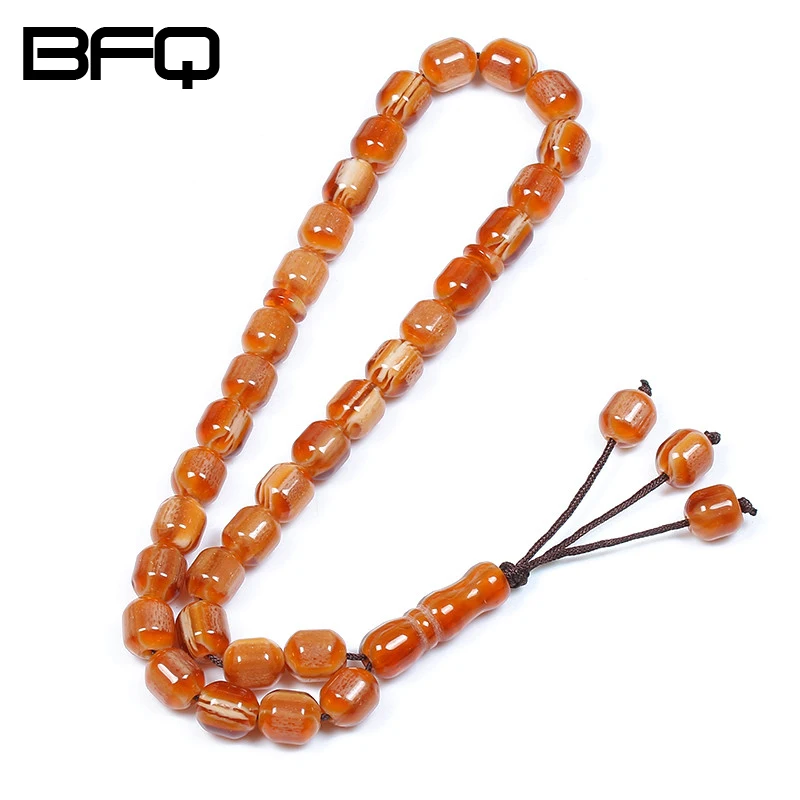 

BFQ High Quality Muslim Prayer BeadS Islamic Rosary Best Wishes 3 Colors Avilable RE-MR016 33 Tasbih Beads