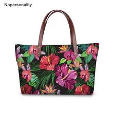 Nopersonality женские сумки с 3D цветочным принтом, женские сумки с кошельком, дизайнерские сумки на плечо для девочек, Повседневная ручка, сумка