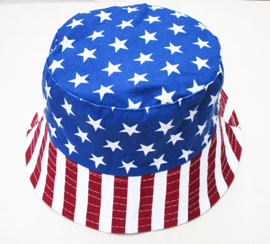 usa flag bucket hat
