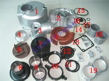 

168F 170F gasoline engine self-priming pump 3-inch aluminum water pump assembly