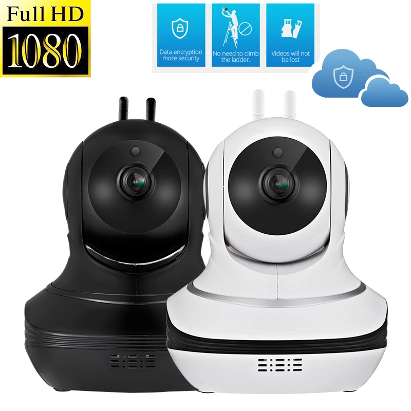 

Smart Home Security Wifi Camera 1080P HD Cloud Storage P2P IR Night Vision Network IP Surveillance Camera Wi-fi