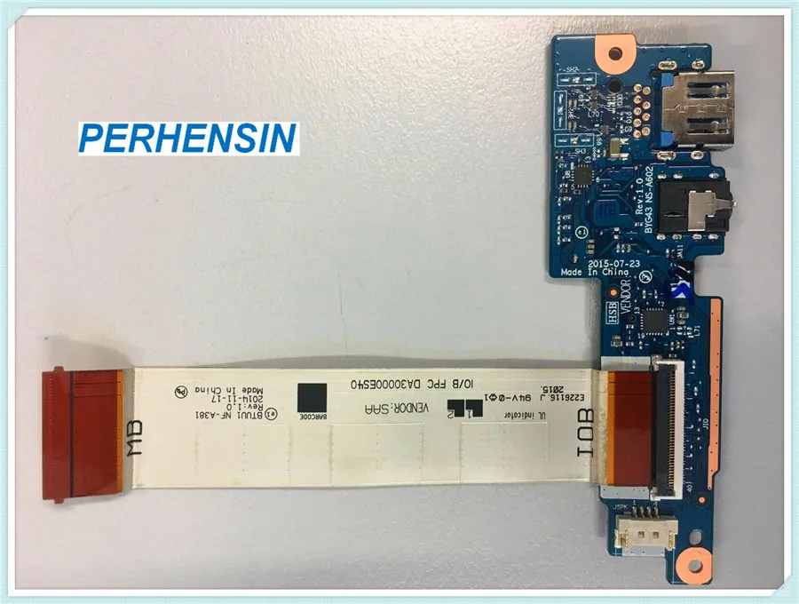 Подлинная для lenovo Yoga 700 14ISK NS A602 USB 3 0 аудио IO печатная плата W кабель|Компьютерные