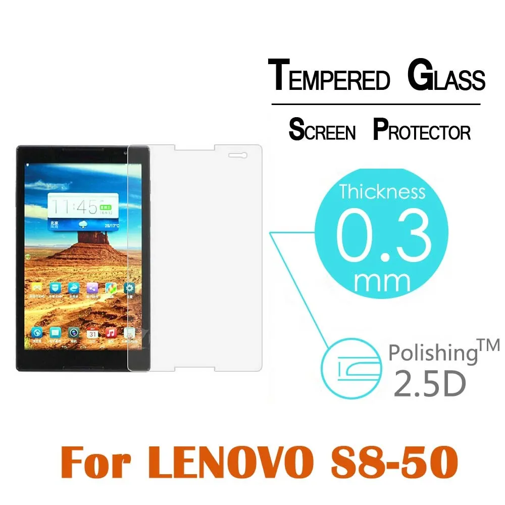 Планшет Глянцевая закаленное Стекло для Lenovo Tab A5500 A3500 A3500 прозрачный тонкий Экран протектор фронт гвардии защитная прочная плёнка