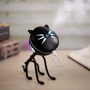 

150ML Cat Ultrasonic Air Humidifier Aromatherapy Diffusers Diffuser USB Car Freshener Home Mini Water Purifier Led Lamp
