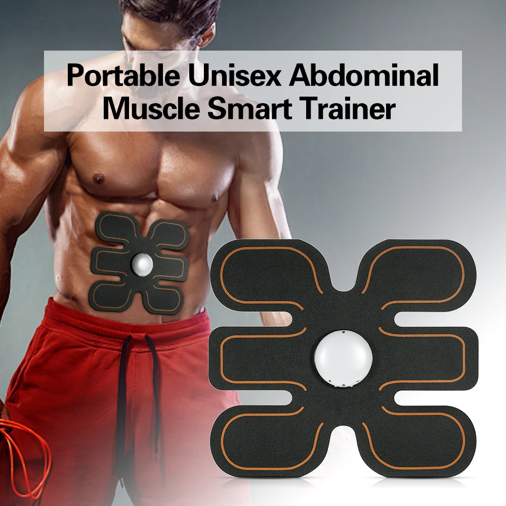 Muscle Stimulator EMS Stimulation Abdominal Muscle Trainer Smart Body Massager Fitness ABS Machine Plate Patch Slim Vibro Shaper