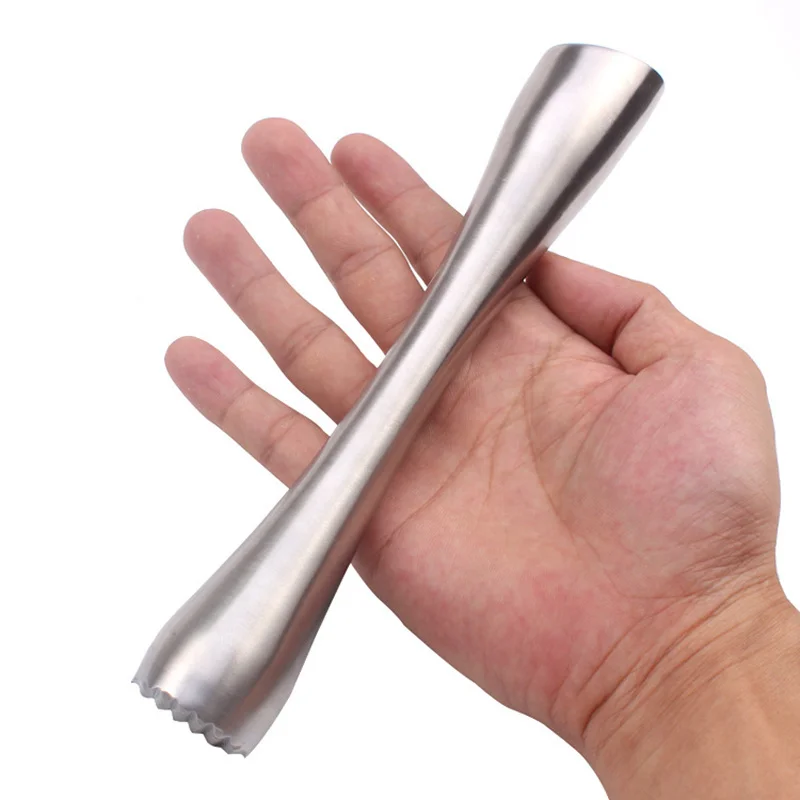 Stainless Steel Swizzle stick lemon Citrus Crushing Hammer Bartenders Tools Bar Broken Popsicle tools DIY Bar Tools F2721