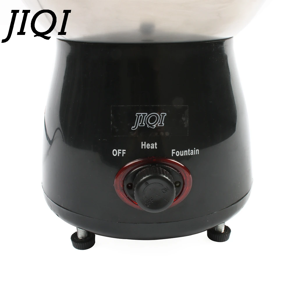 JIQI DIY 3 уровневые шоколадные фонтаны мини фонтанчик из нержавеющей стали с