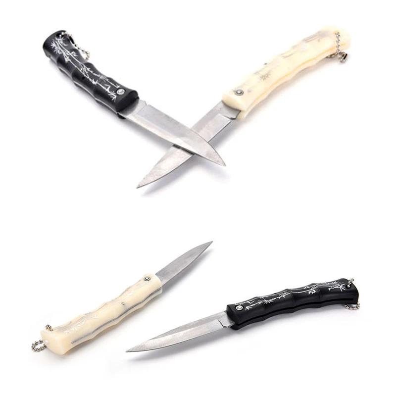 

Fold knife survive peel pocket blade open opener fruit pare letter parcel package bushcraft EDC peeler