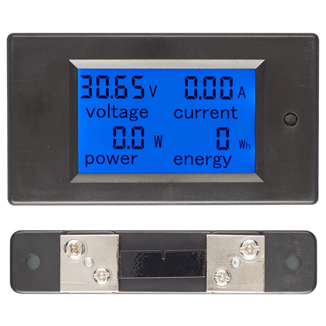

LCD Display Digital DC 6.5-100V 0-20A Current Voltage Power Electric Energy Consumption Meter Multimeter Ammeter Voltmeter
