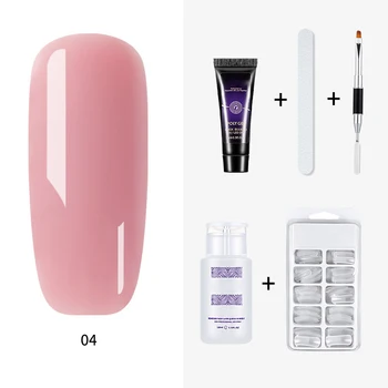 

Nail Art Set 15ml Extended Glue + Nail File + Double End Pen + Clenser Solution+ Nail Model for Manicure 88