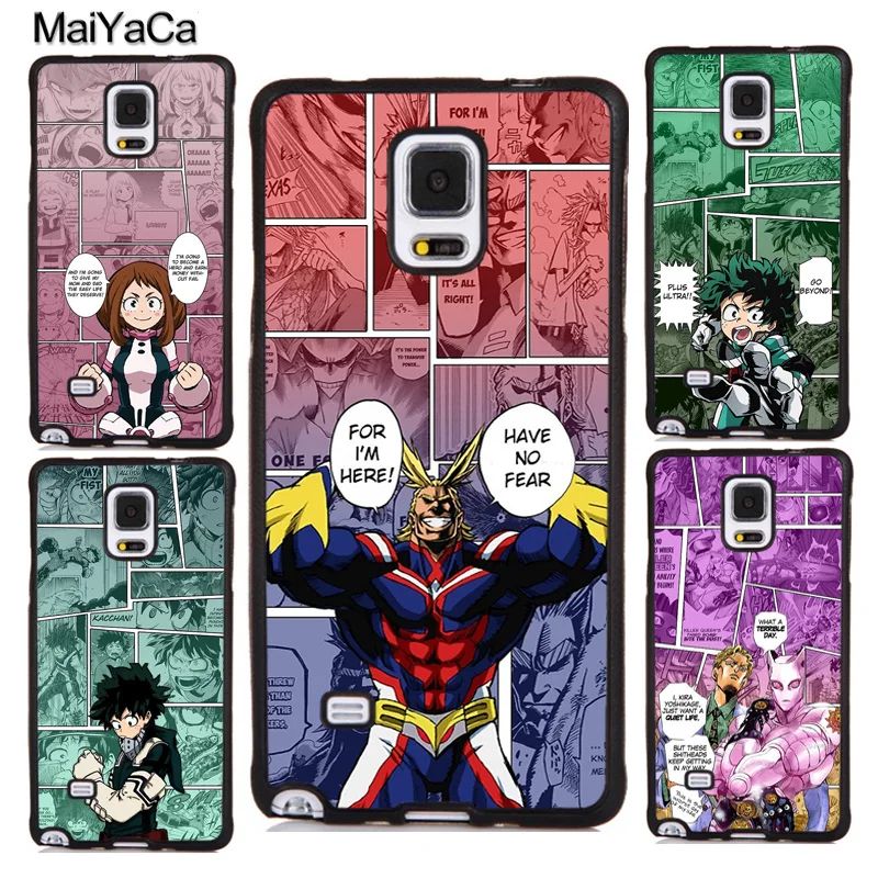 

MaiYaCa My Hero Academia Izuku Midoriya All Might Soft Rubber Phone Cases For Samsung S6 S7 edge S8 S9 S10 plus Note 9 5 8 Cover
