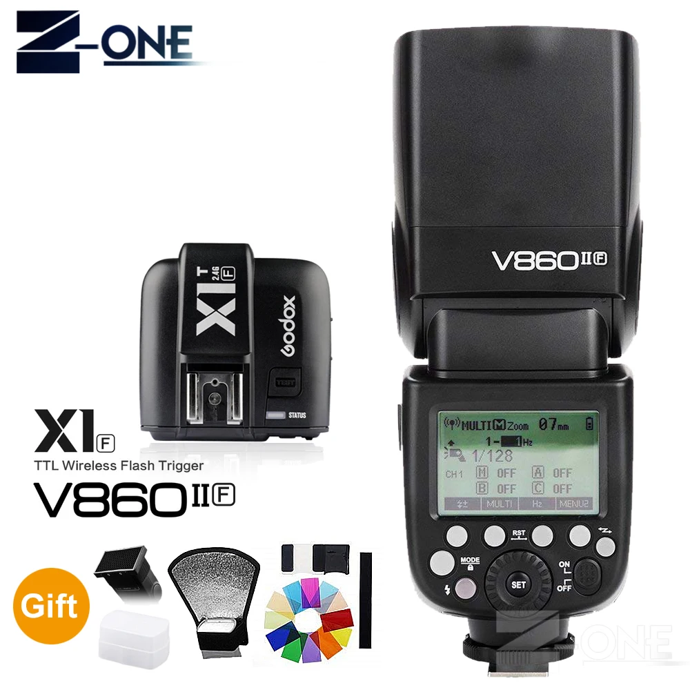 Godox V860II Speedlite TTL Flash 1.5S Recycle Time 650 Full Power Pops Supports TTL//M//Multi//S1//S2 HSS High Speed Sync GN60 2.4G Li-on Battery Camera Flash Light for Sony A6000 Flash etc