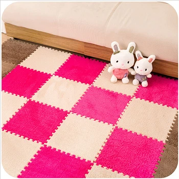 

New Living Room Bedroom Children Kids Soft Patchwork Carpet Magic Jigsaw Splice Slip-resistant Puzzle Climbing Baby Mat 30*30cm