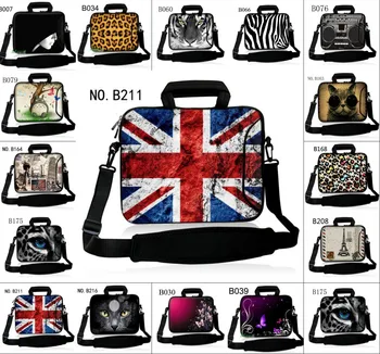 

Customizable Neoprene Laptop Shoulder Bag Pouch For Notebook Computer Bag 7 10 12 13 15 13.3 15.4 17.3 For Macbook IPad