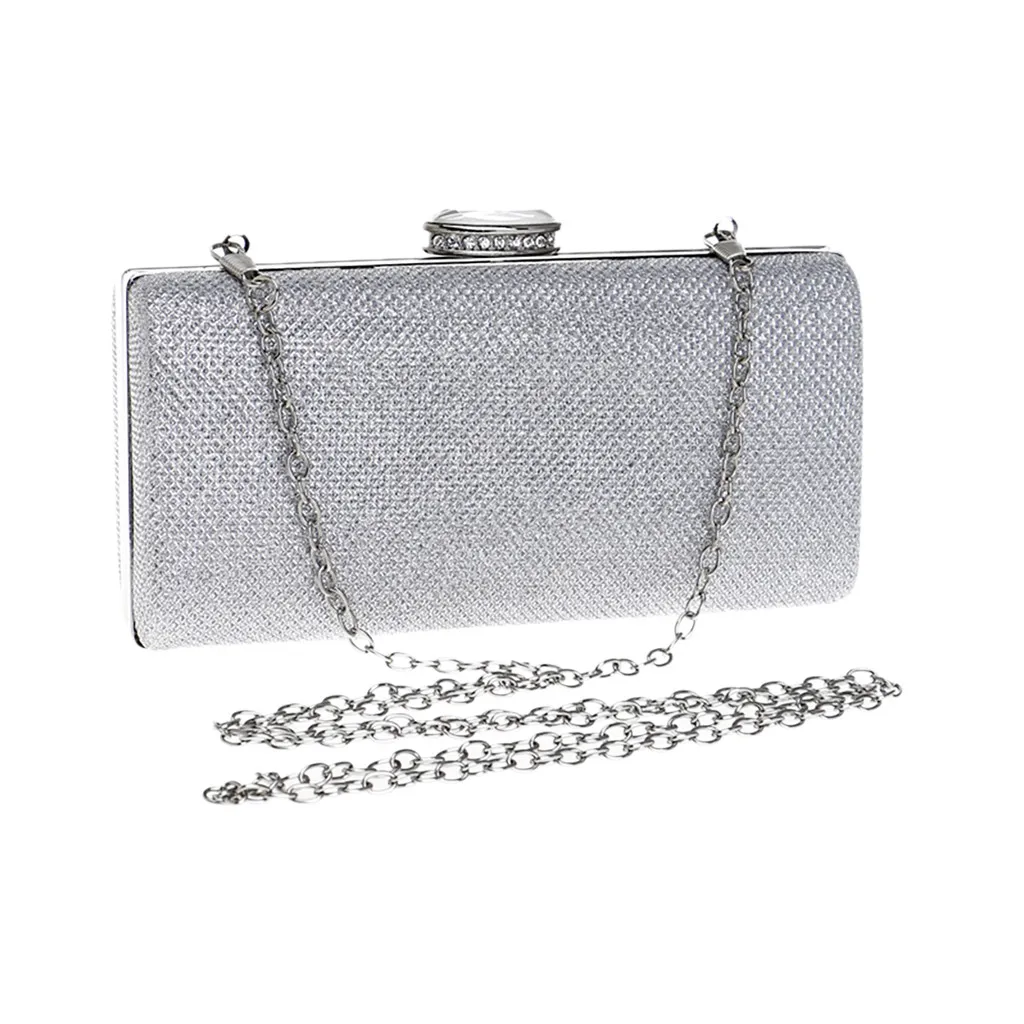 Aelicy/роскошные сумки, дизайнерские сумки на цепочке, женские сумки-мессенджеры в стиле ретро, маленькие сумки-мессенджеры, женские сумки - Цвет: Silver