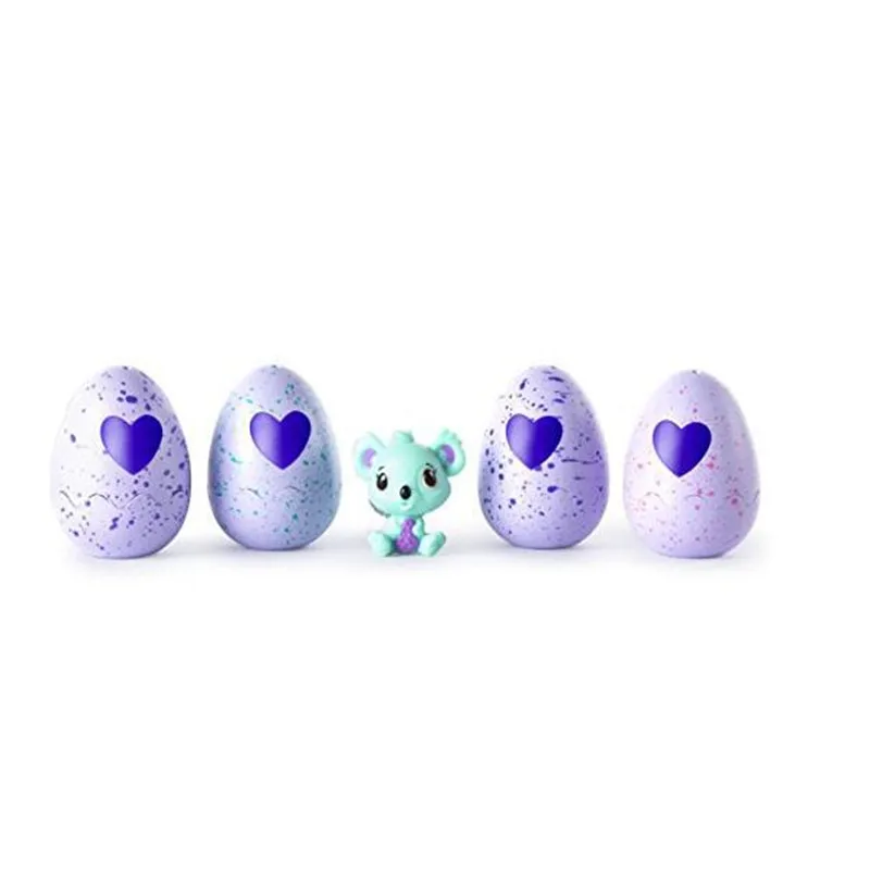 4 Eggs 1 Animal Magic Hatching Surprise Egg Colorful Dinosaur Hatch Animal Eggs Add Cracks Grow