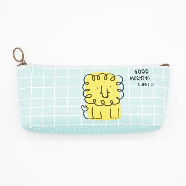 Чехол для карандашей в виде животных Astuccio Scuola School Kawaii Trousse Scolaire Stylo Kalem Kutusu Cute Estojo De Lapis Pennen Etui - Цвет: Pencil case A