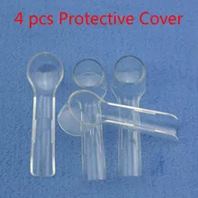 4 шт., дорожная электрическая зубная щетка, головка, защитный чехол, чехол, крышка, костюм, оральные зубные щетки, головки B для пыли, для дома, кемпинга